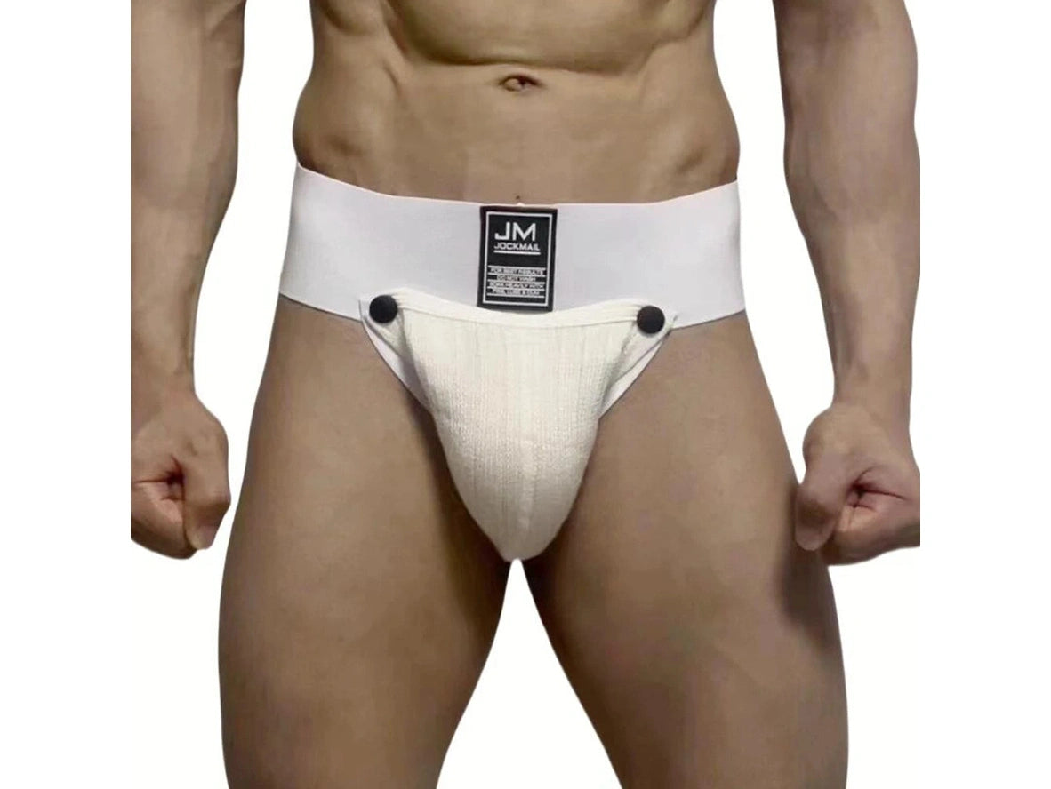 Gay Jockstraps | JOCKMAIL Athletic Supporters Removable Codpiece Big Bulge Pouch