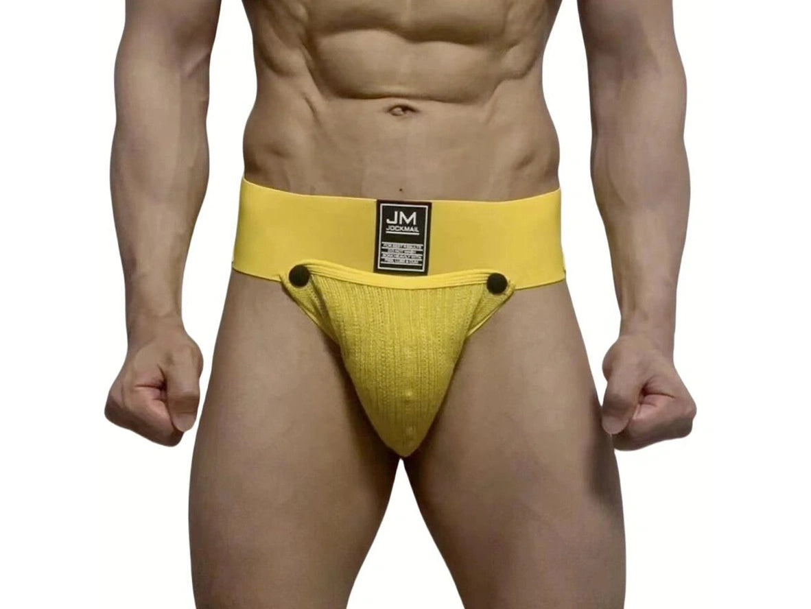 Gay Jockstraps | JOCKMAIL Athletic Supporters Removable Codpiece Big Bulge Pouch