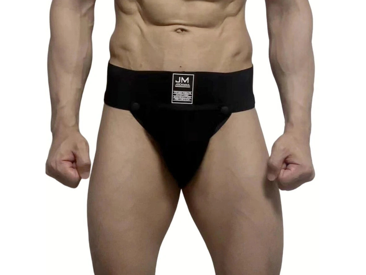 Gay Jockstraps | JOCKMAIL Athletic Supporters Removable Codpiece Big Bulge Pouch