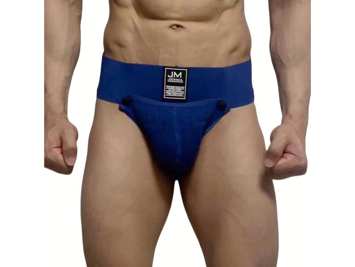 Gay Jockstraps | JOCKMAIL Athletic Supporters Removable Codpiece Big Bulge Pouch