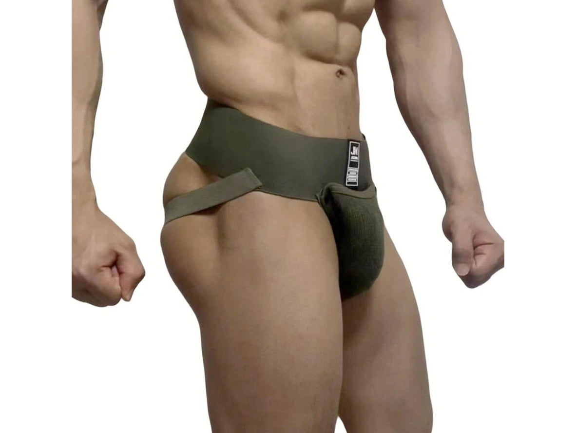 Gay Jockstraps | JOCKMAIL Athletic Supporters Removable Codpiece Big Bulge Pouch