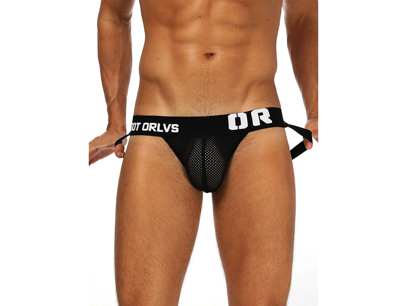 Gay Jockstraps | ORLVS Underwear Sexy Mesh Jockstraps