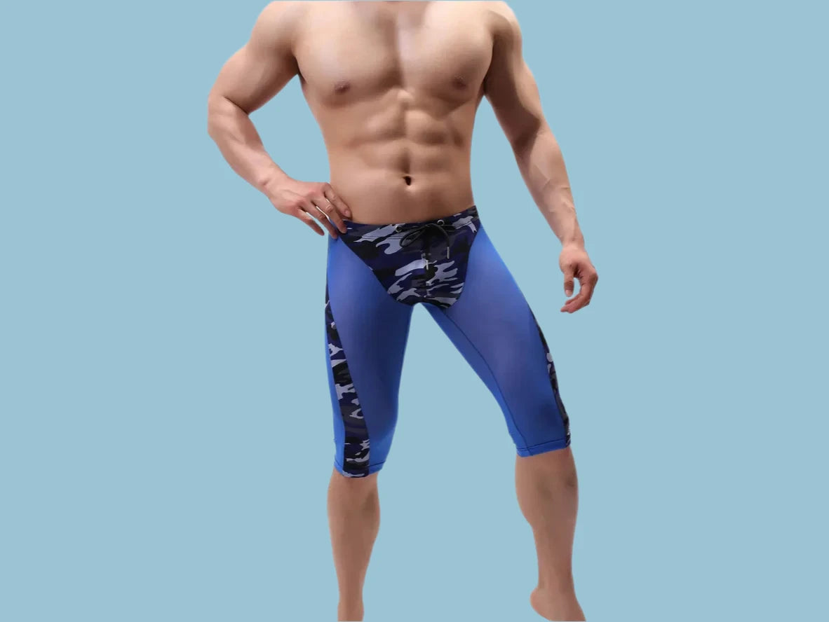 Gay Leggings | AIMPACT Mesh Mid-Calf Tights