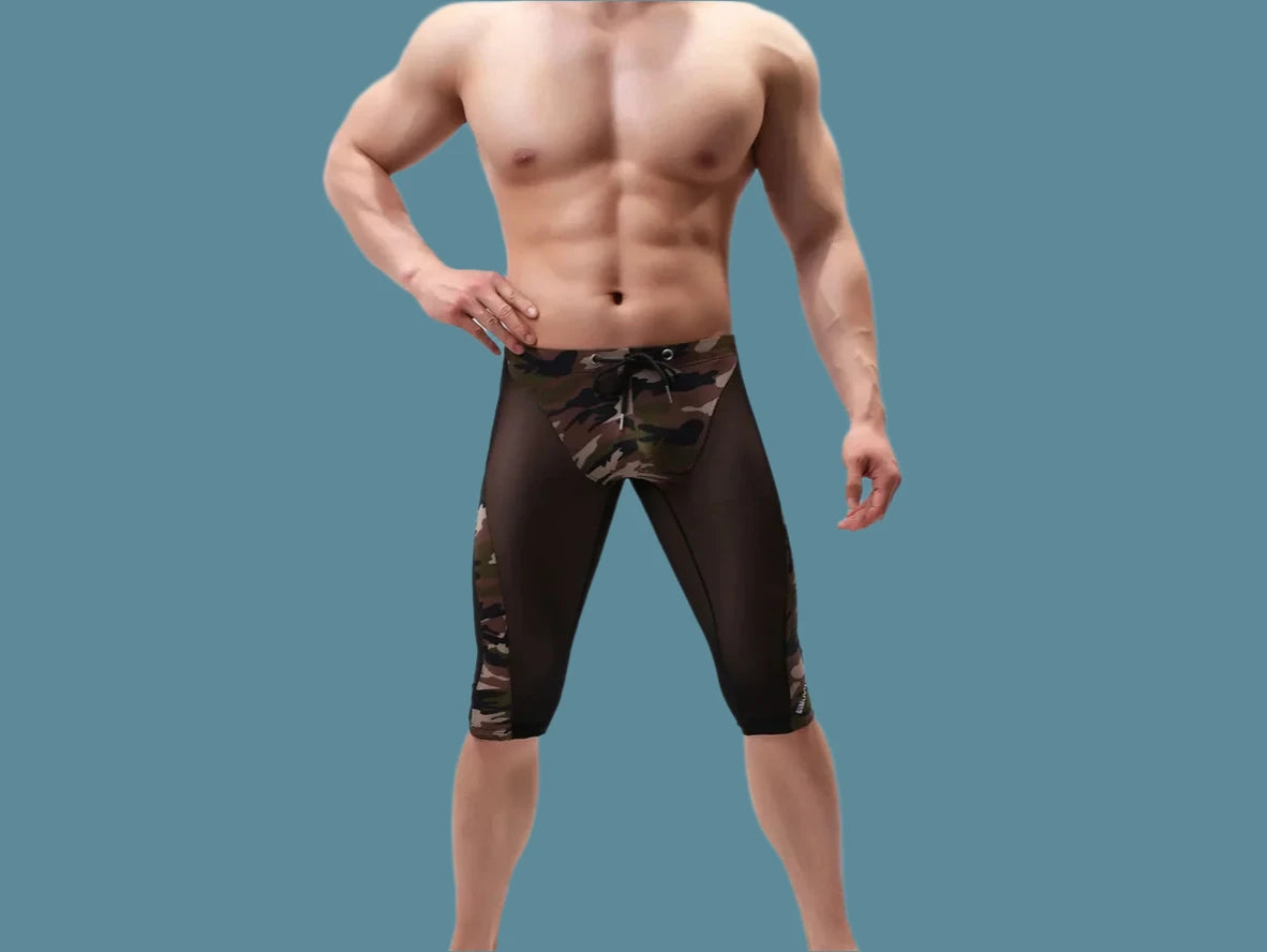 Gay Leggings | Mesh Mid-Calf Tights