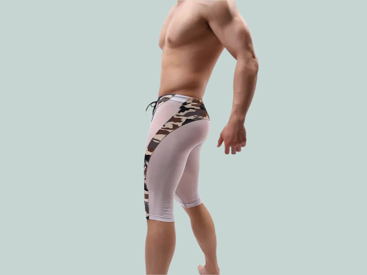 Gay Leggings | Mesh Mid-Calf Tights