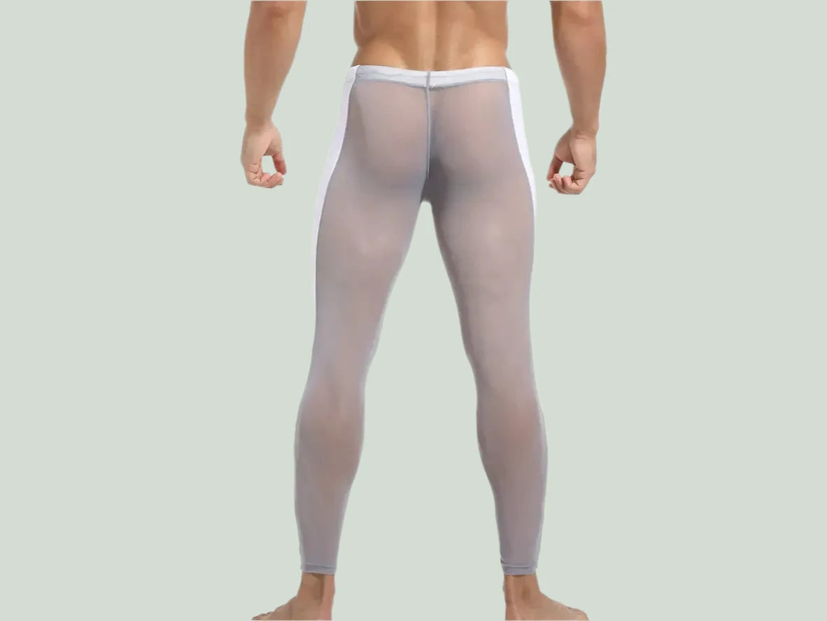 Gay Leggings | Mesh See Through Sport Leggings