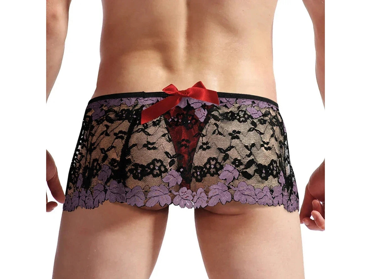 Gay Lingerie | CIOKICX Lace Lingerie Skirt Sleepwear