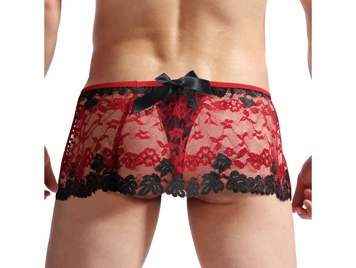 Gay Lingerie | CIOKICX Lace Lingerie Skirt Sleepwear