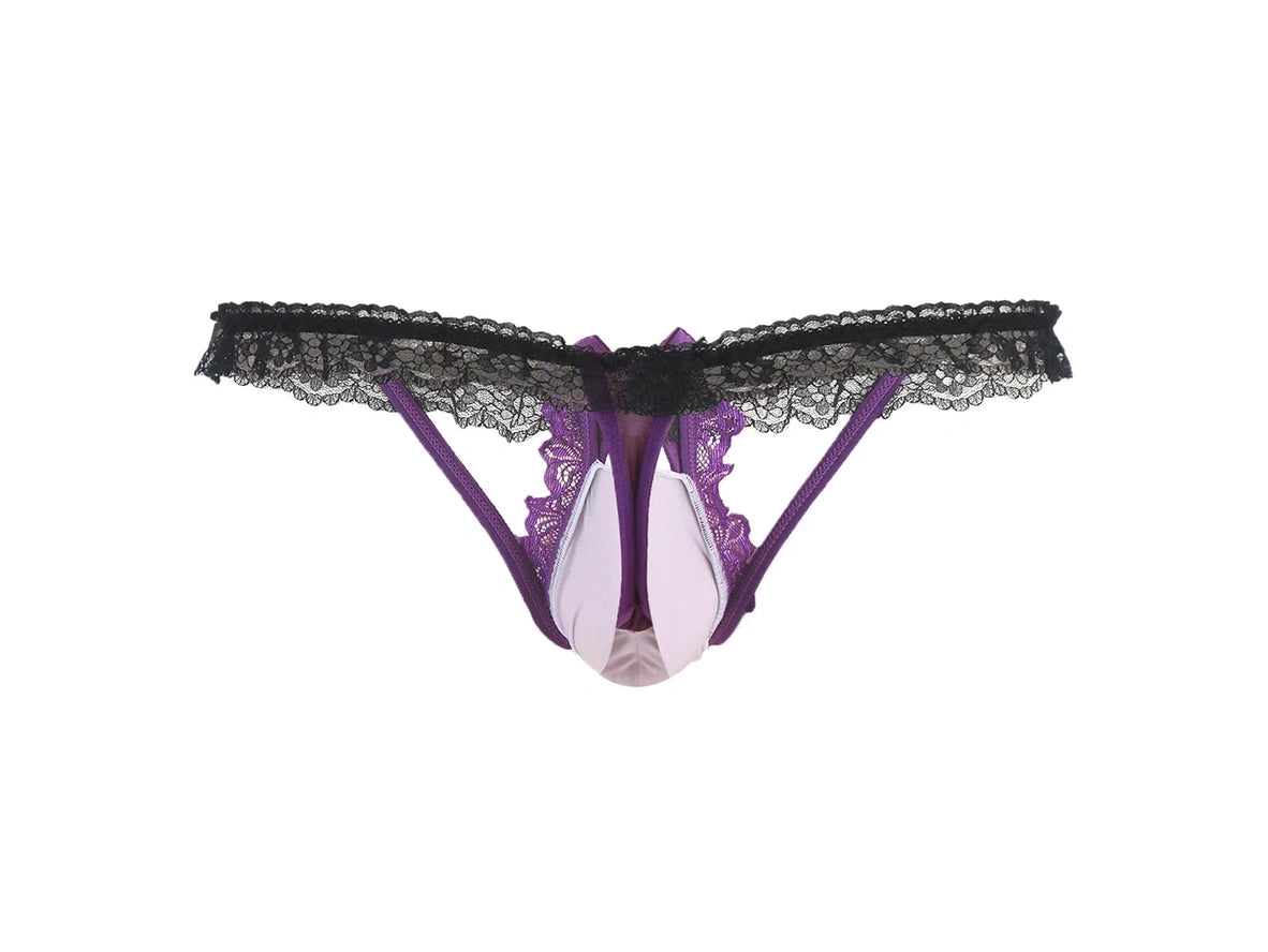 Gay Lingerie | Sexy Frilly Lace Thong