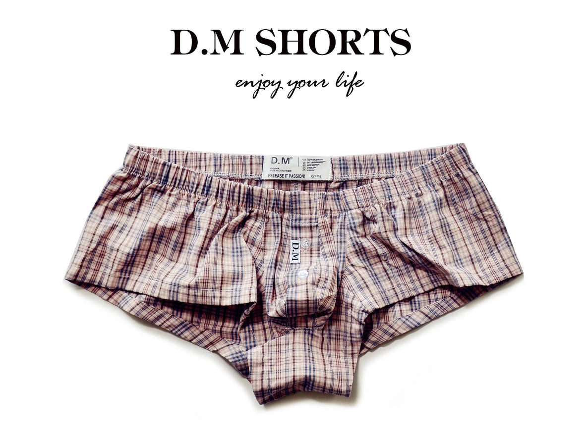 Gay Loungewear | D.M Plaid Stripe Sleep Bottoms