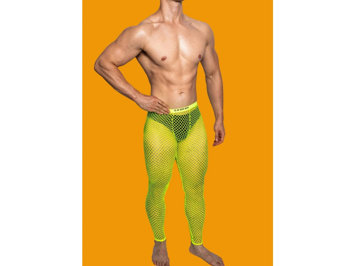 Gay Loungewear | D.M Sexy Mesh Long Johns