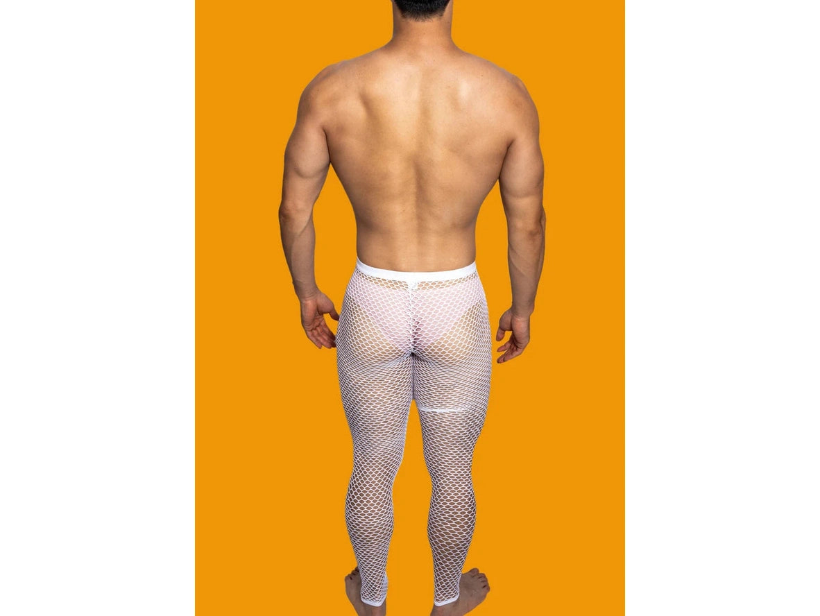 Gay Loungewear | D.M Sexy Mesh Long Johns
