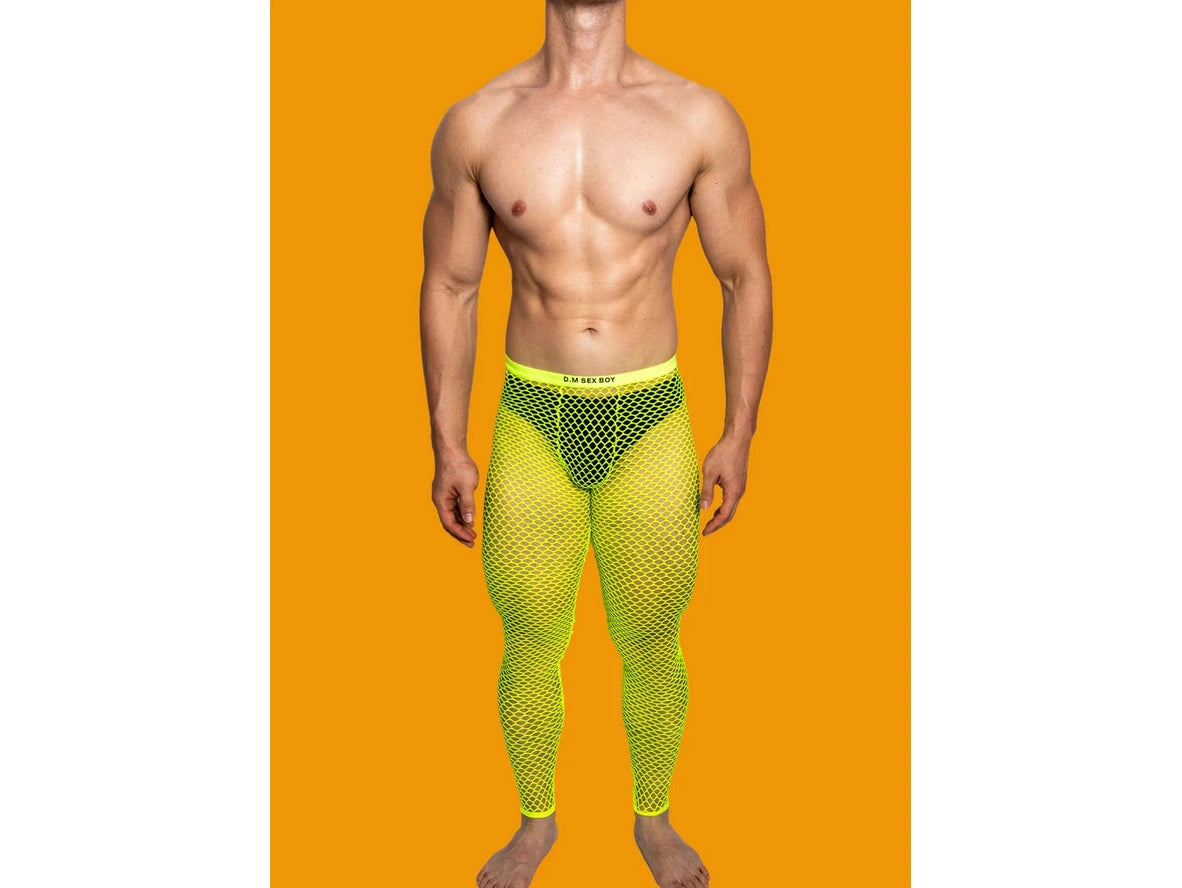 Gay Loungewear | D.M Sexy Mesh Long Johns