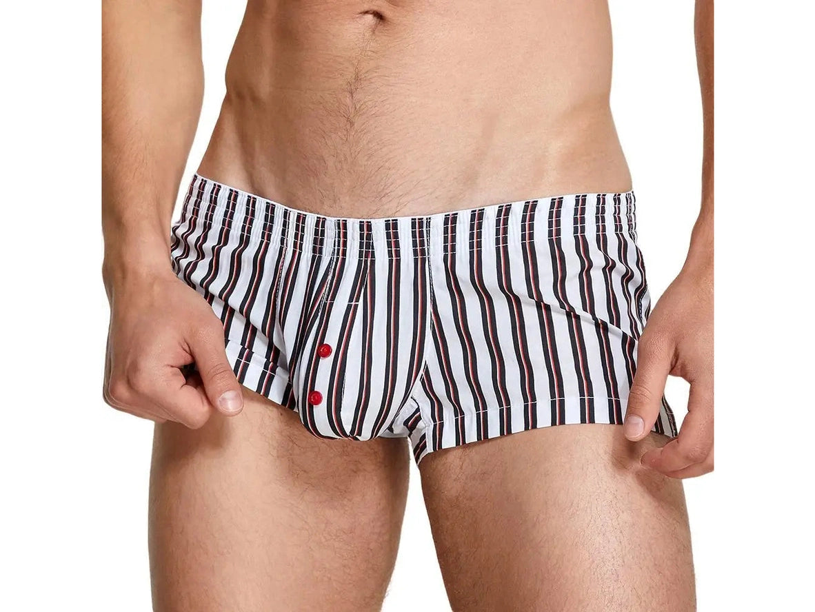 Gay Loungewear | SEOBEAN Slim Fit Stripe Boxers