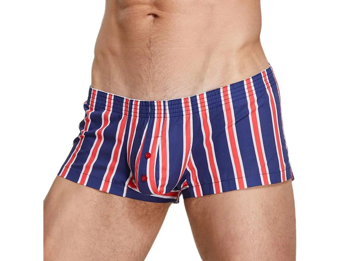 Gay Loungewear | SEOBEAN Slim Fit Stripe Boxers