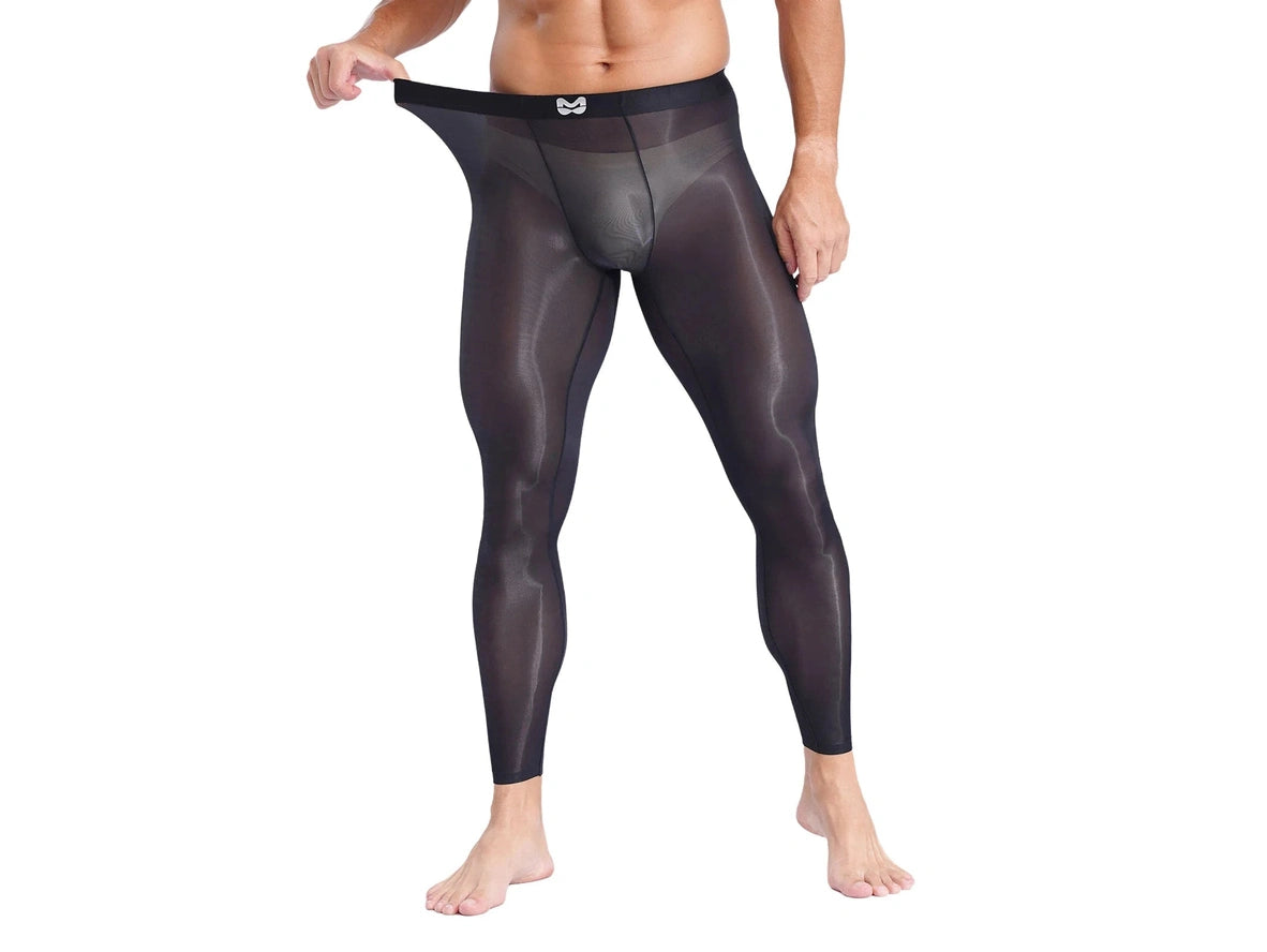 Gay Loungewear | See-Through Glossy Thermal Stretchy Sleepwear