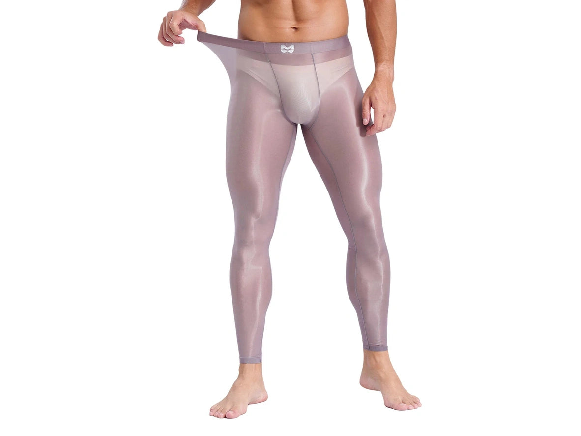 Gay Loungewear | See-Through Glossy Thermal Stretchy Sleepwear