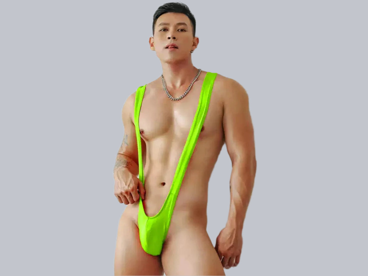 Gay Mankini | One-Piece V-Shaped Temptation Swim Thong