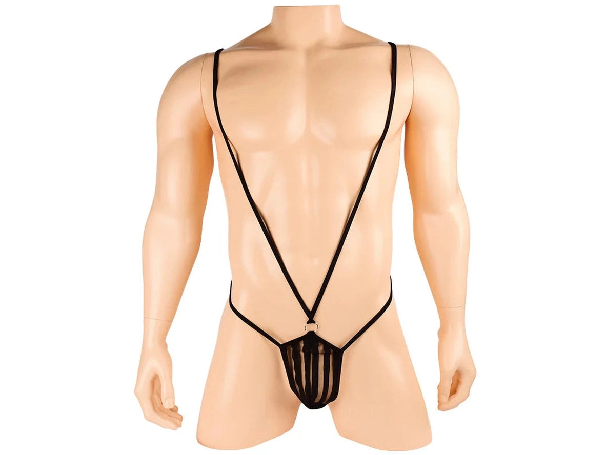 Gay Mankini | Sexy Mesh Sheer Mankini