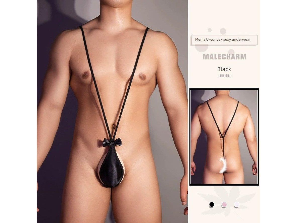 Gay Mankini | Summer Cool Feeling T-Back Thong Mankini