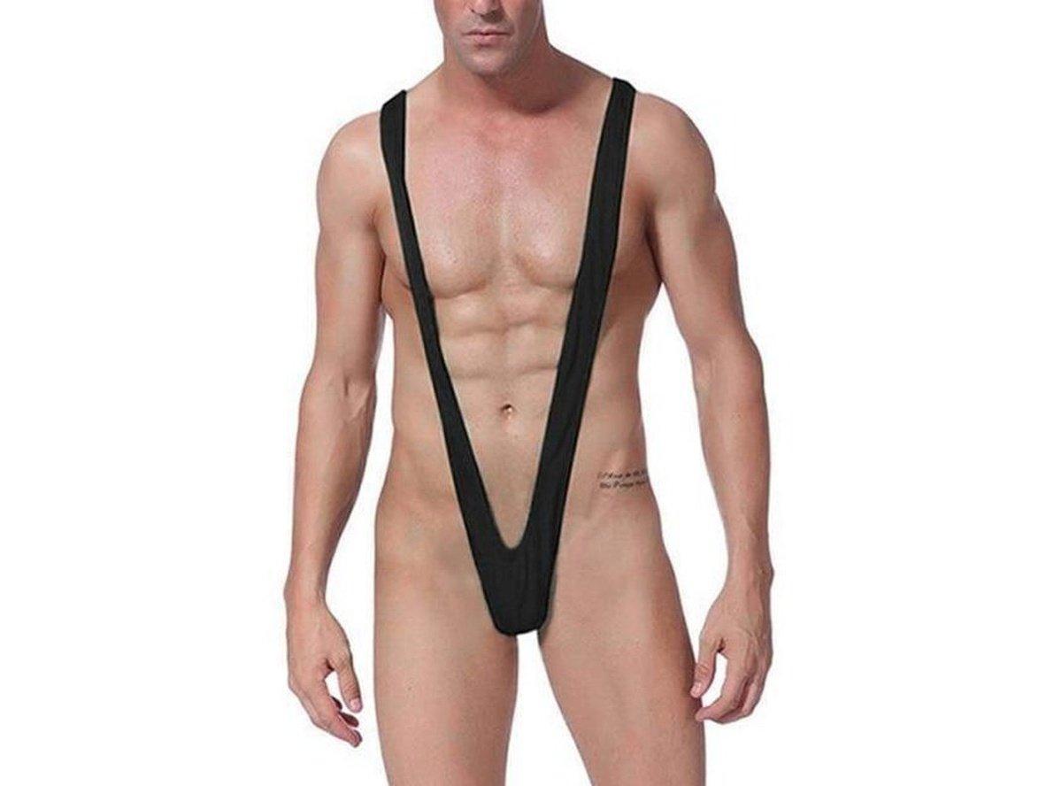 Gay Mankini | Swim Mankini V-Sling Stretch