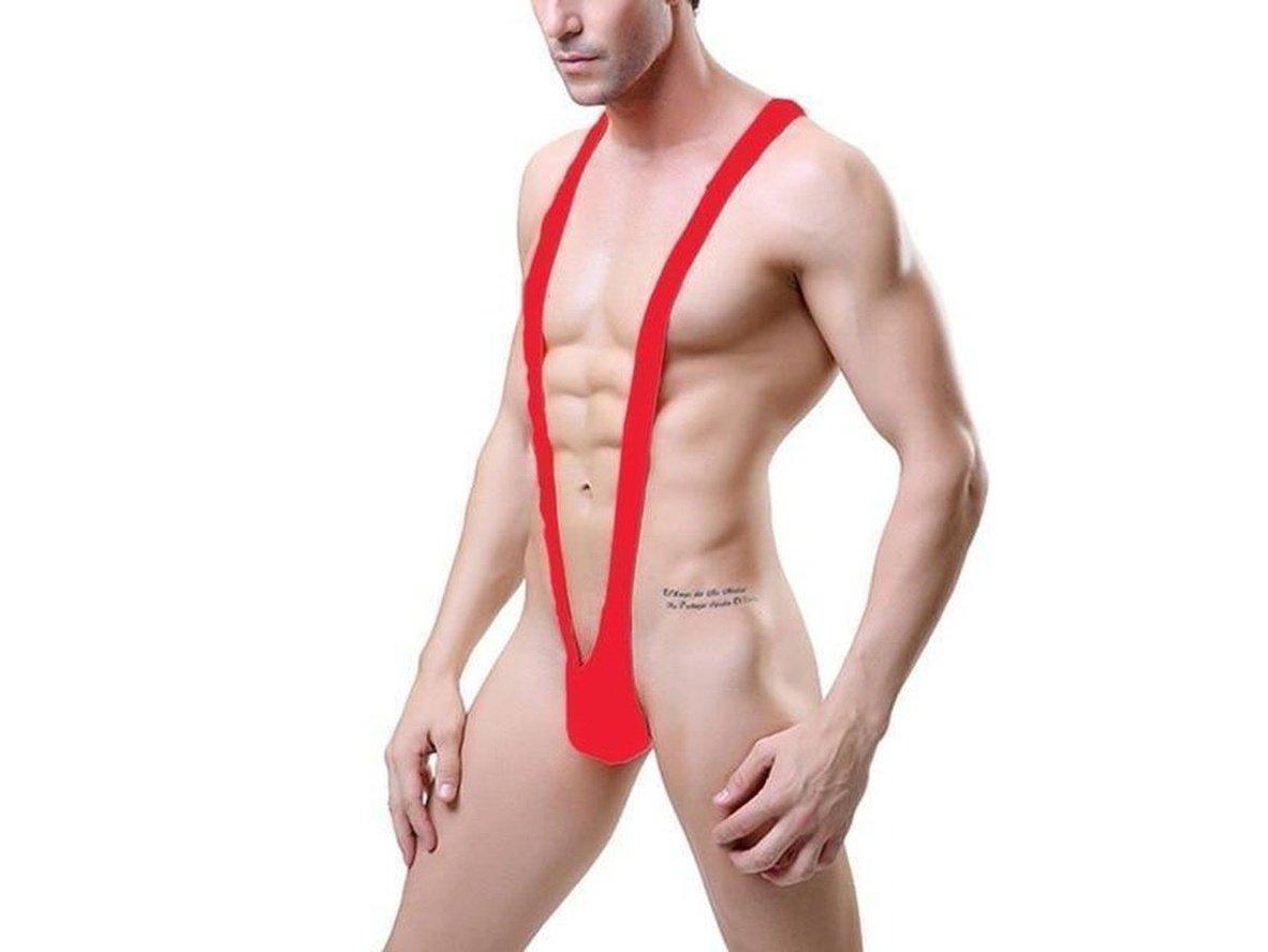 Gay Mankini | Swim Mankini V-Sling Stretch