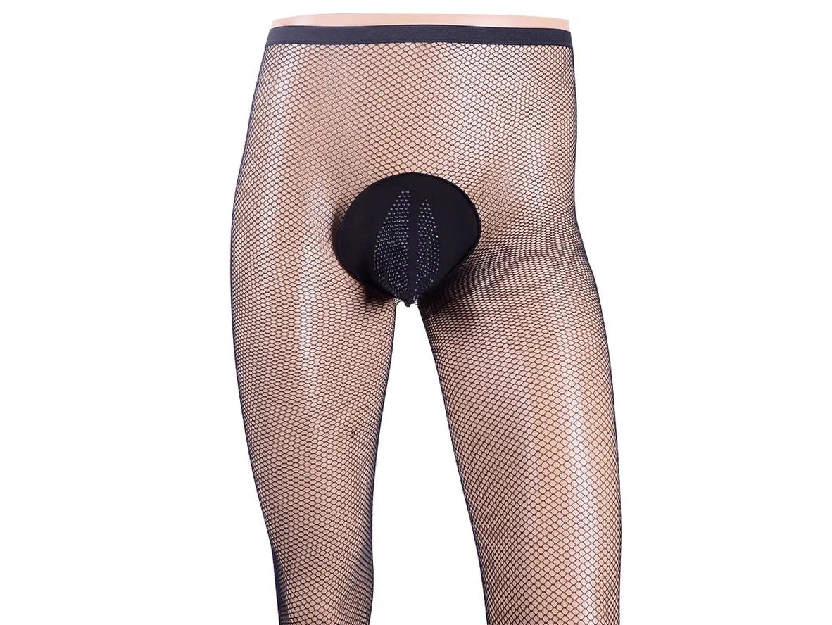 Gay Pantyhose | Fishnet See-Through Stockings