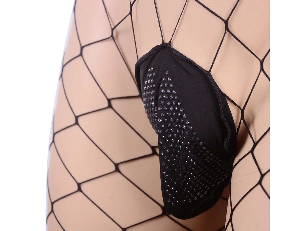 Gay Pantyhose | Fishnet See-Through Stockings