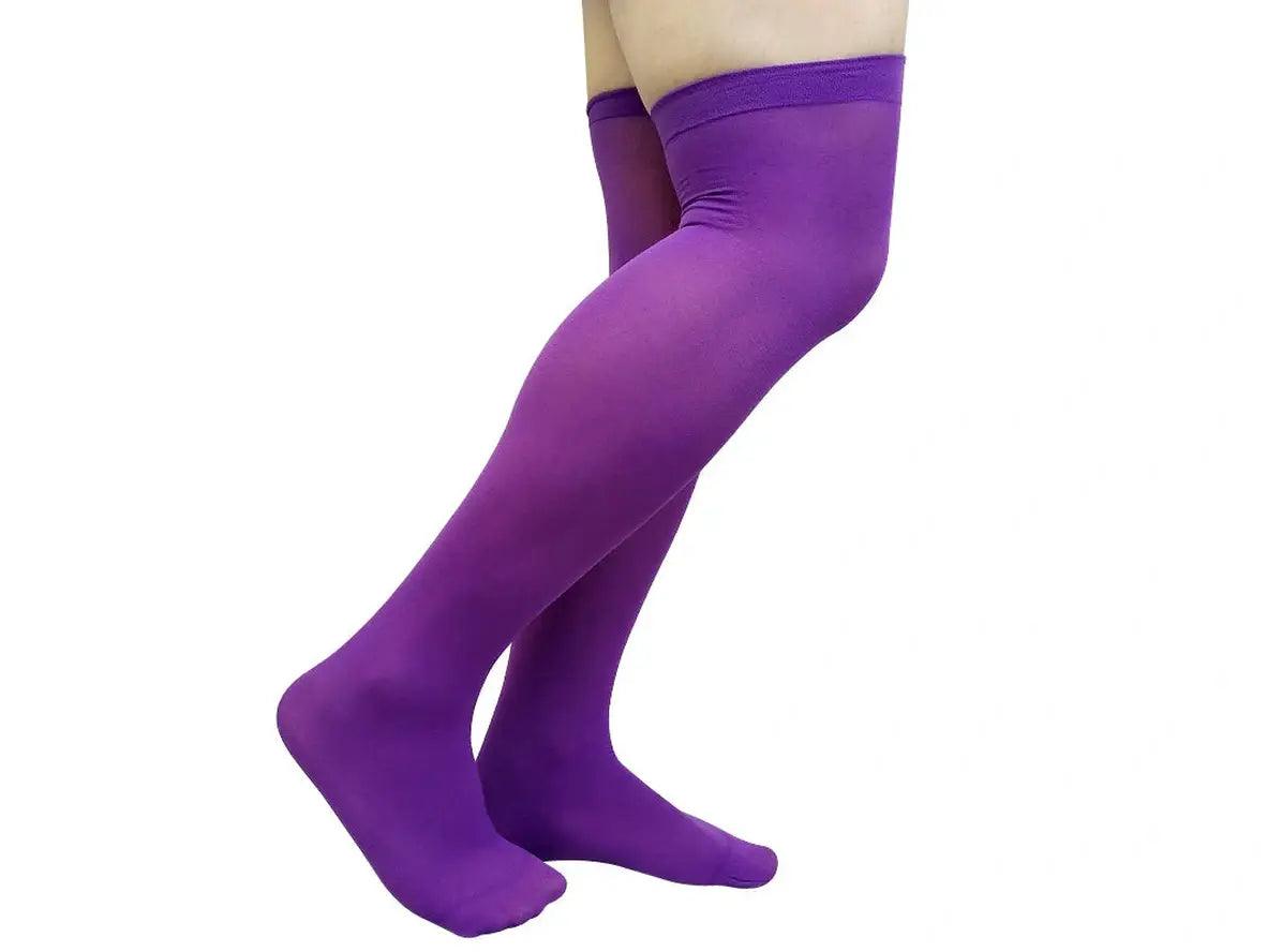 Gay Pantyhose | Over the Knee Long Tube See Through Socks