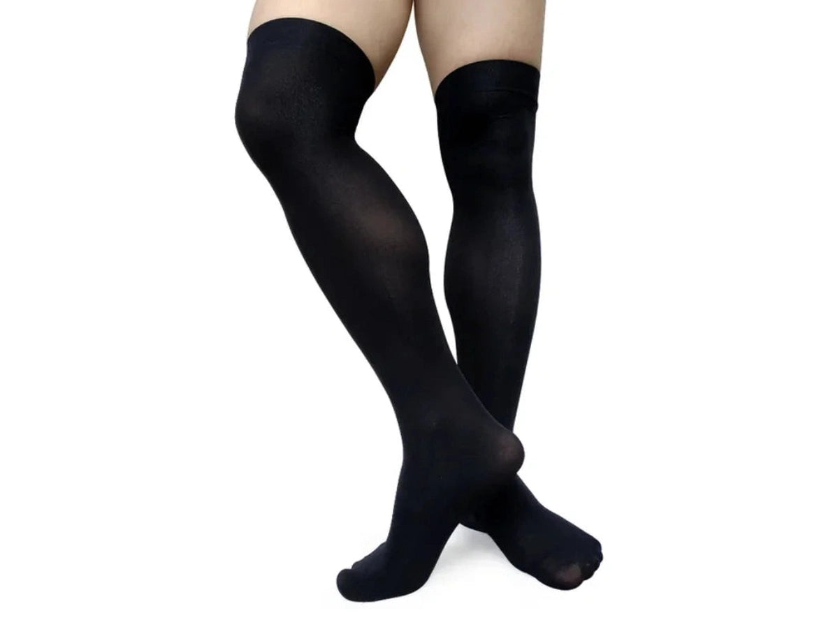 Gay Pantyhose | Pure Color Over Knee Panty Socks
