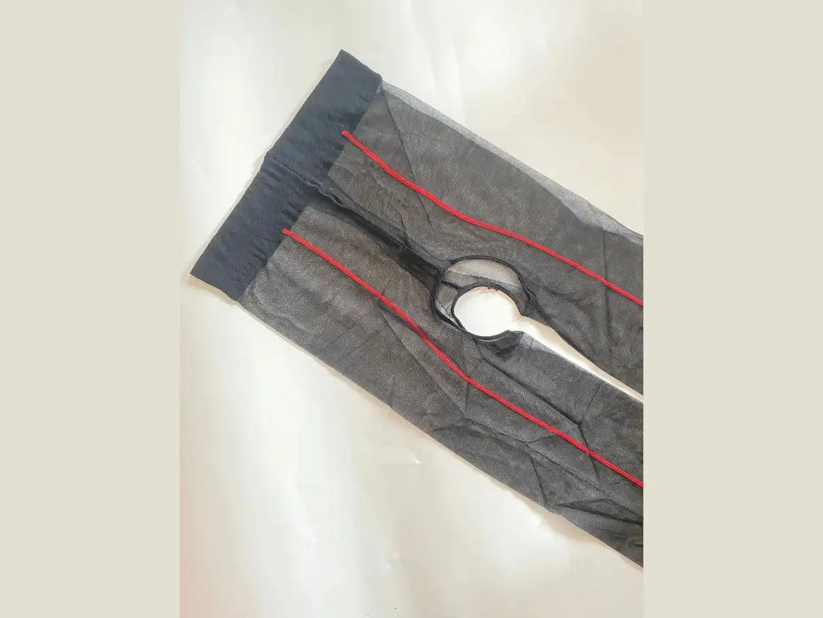 Gay Pantyhose | Slim Open Crotch Thin Stockings