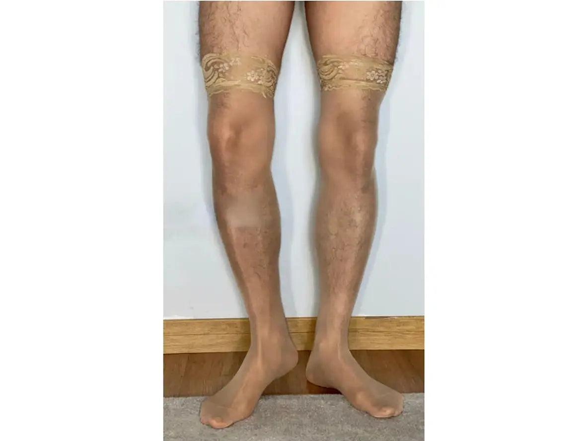 Gay Pantyhose | Top Lace Thigh High Stockings