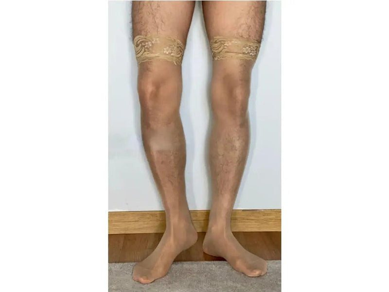 Gay Pantyhose | Top Lace Thigh High Stockings