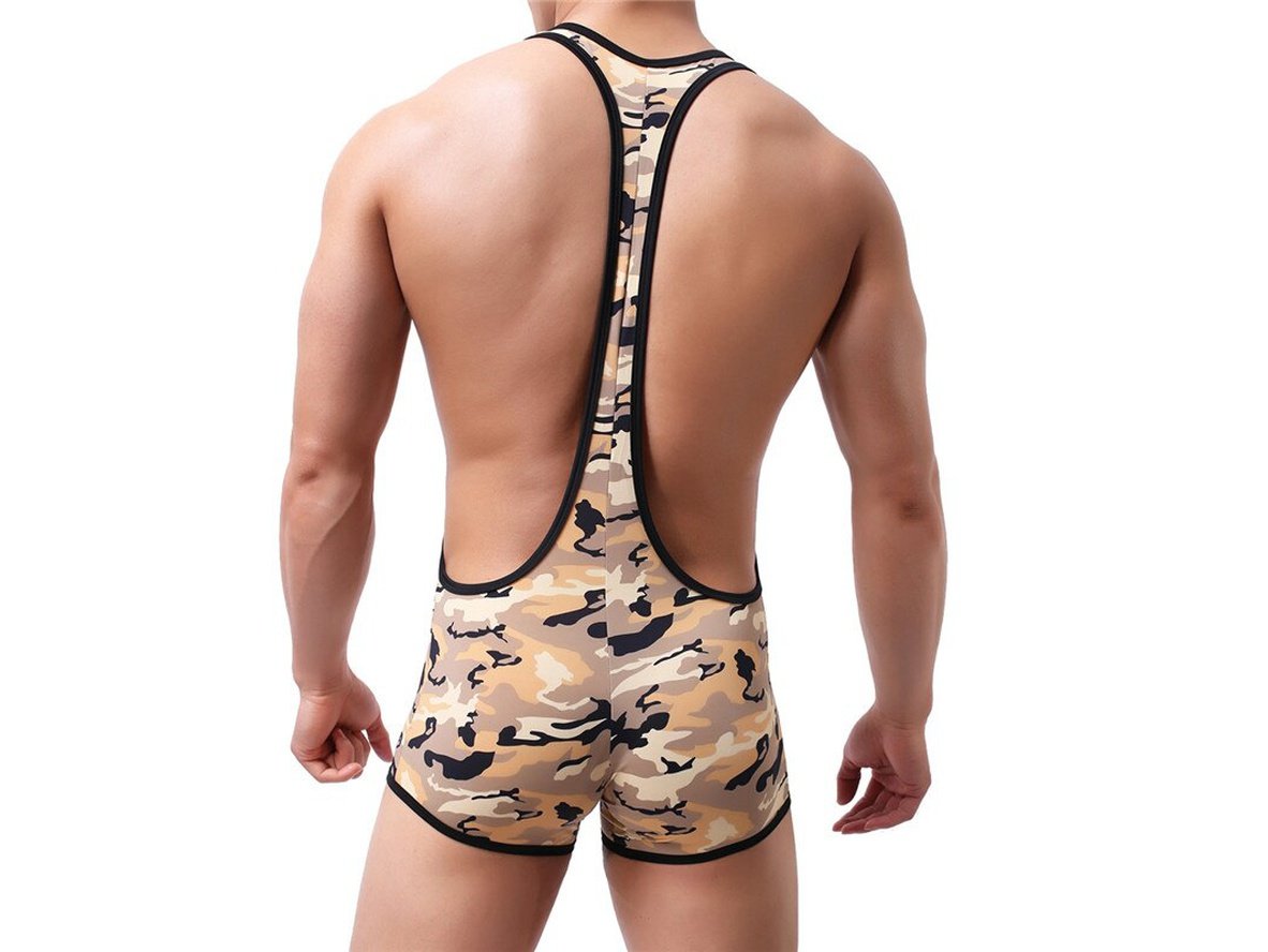 Gay Singlets | Camo Wrestling Singlets