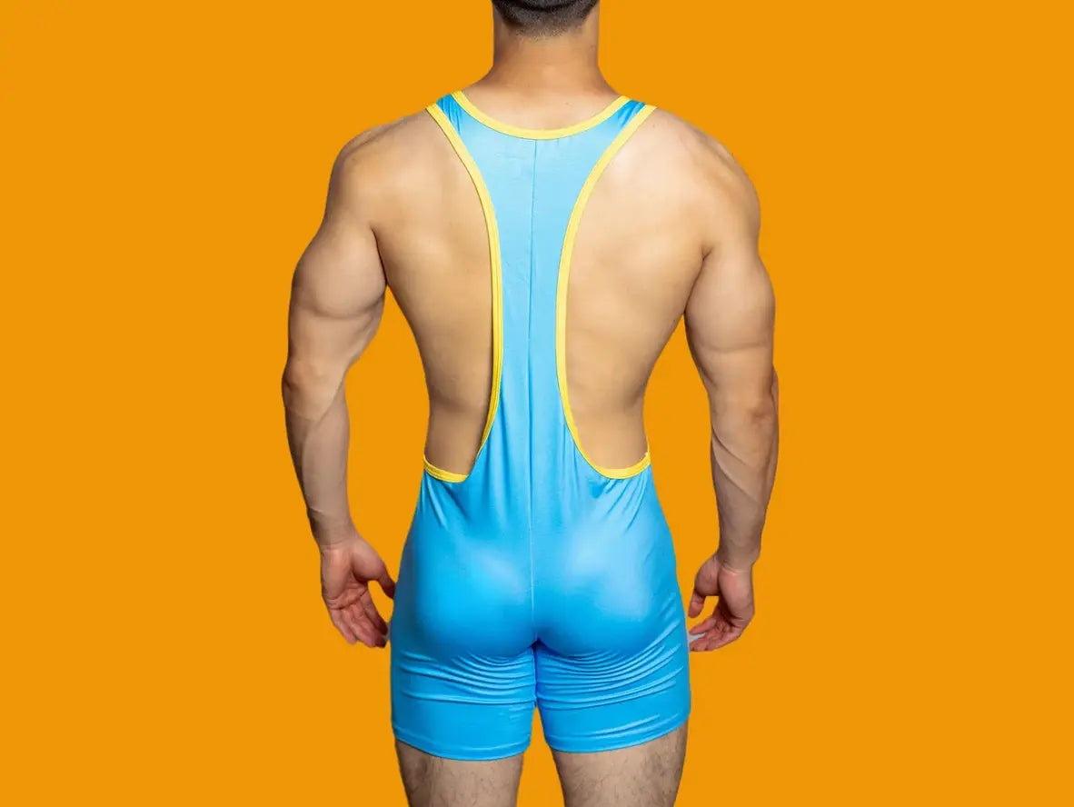 Gay Singlets | D.M Colorful Wrestling Singlets