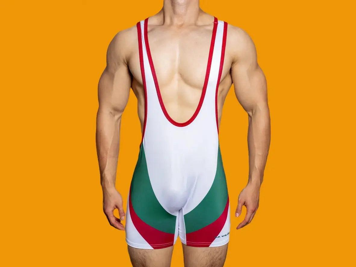 Gay Singlets | D.M Colorful Wrestling Singlets