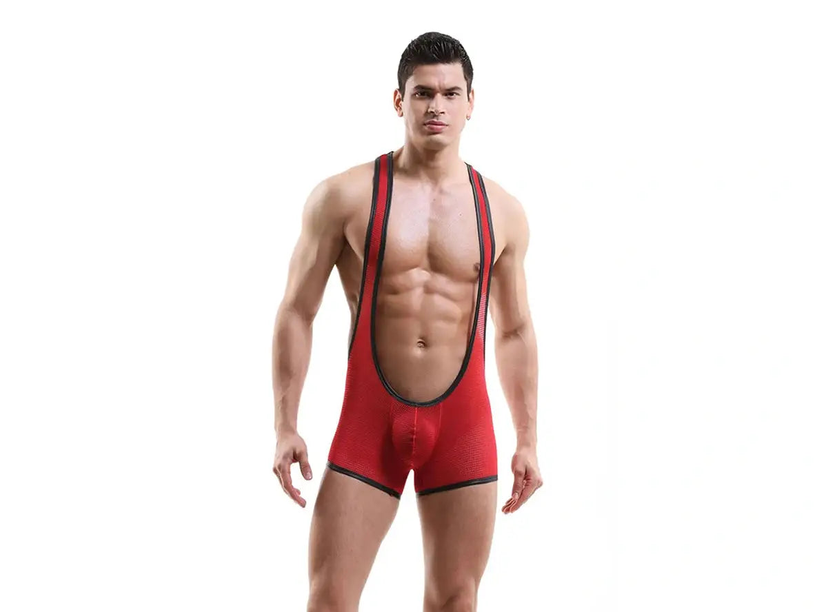 Gay Singlets | Mesh See-Through Wrestling Singlets