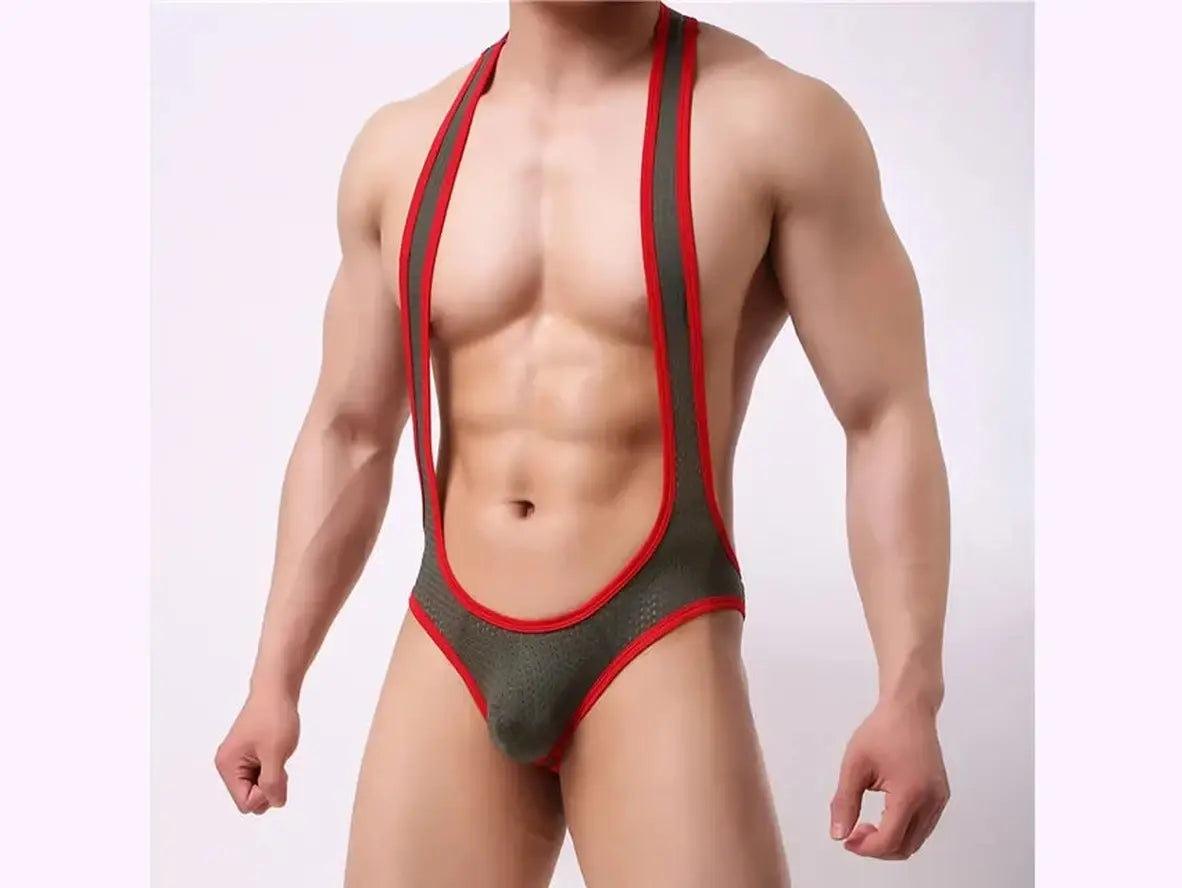 Gay Singlets | Open Butt Body Wresting Singlet
