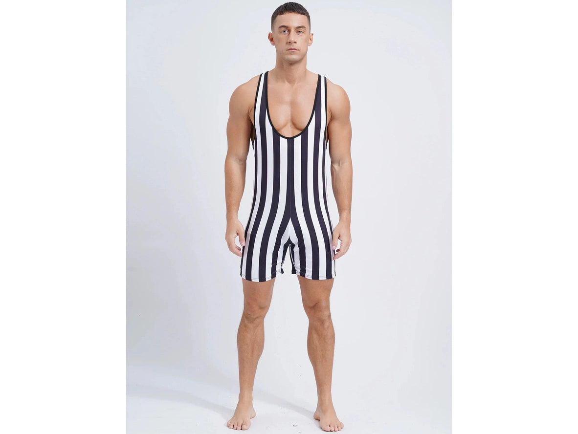 Gay Singlets | Stripe Wrestling Pride Singlets