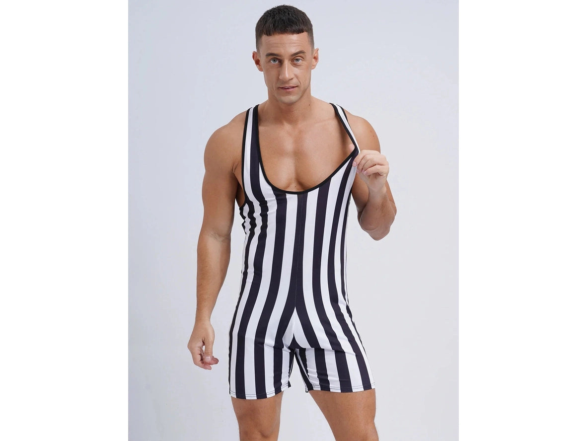 Gay Singlets | Stripe Wrestling Pride Singlets
