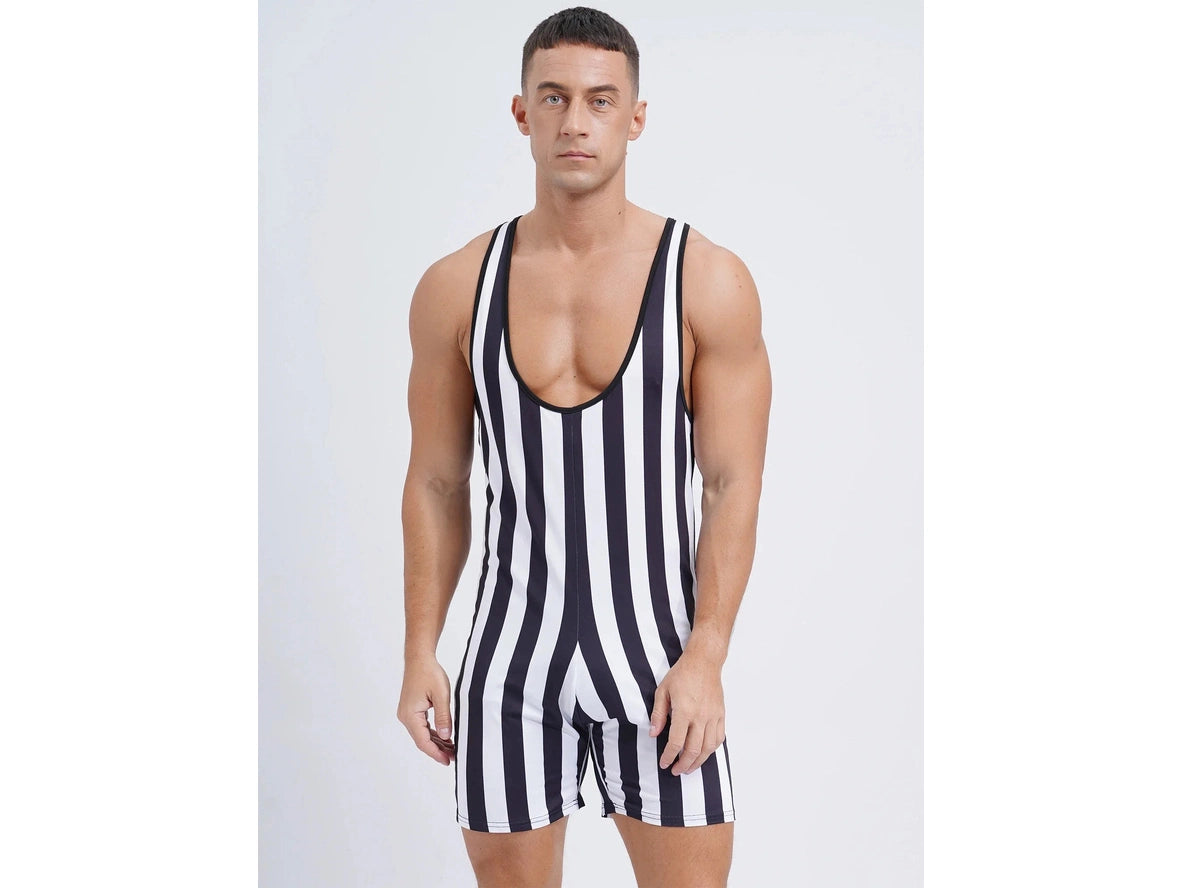 Gay Singlets | Stripe Wrestling Pride Singlets