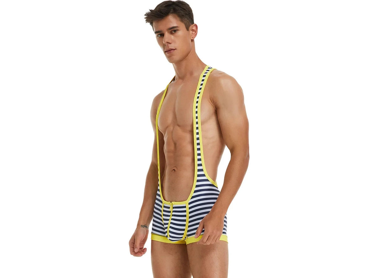 Gay Singlets | Stripe Wrestling Singlet