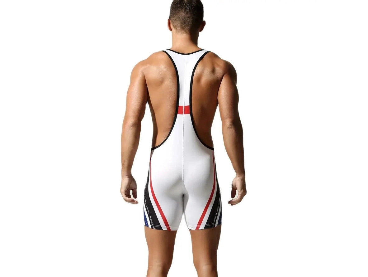 Gay Singlets | TAUWELL Vibrant Wrestling Bodysuit