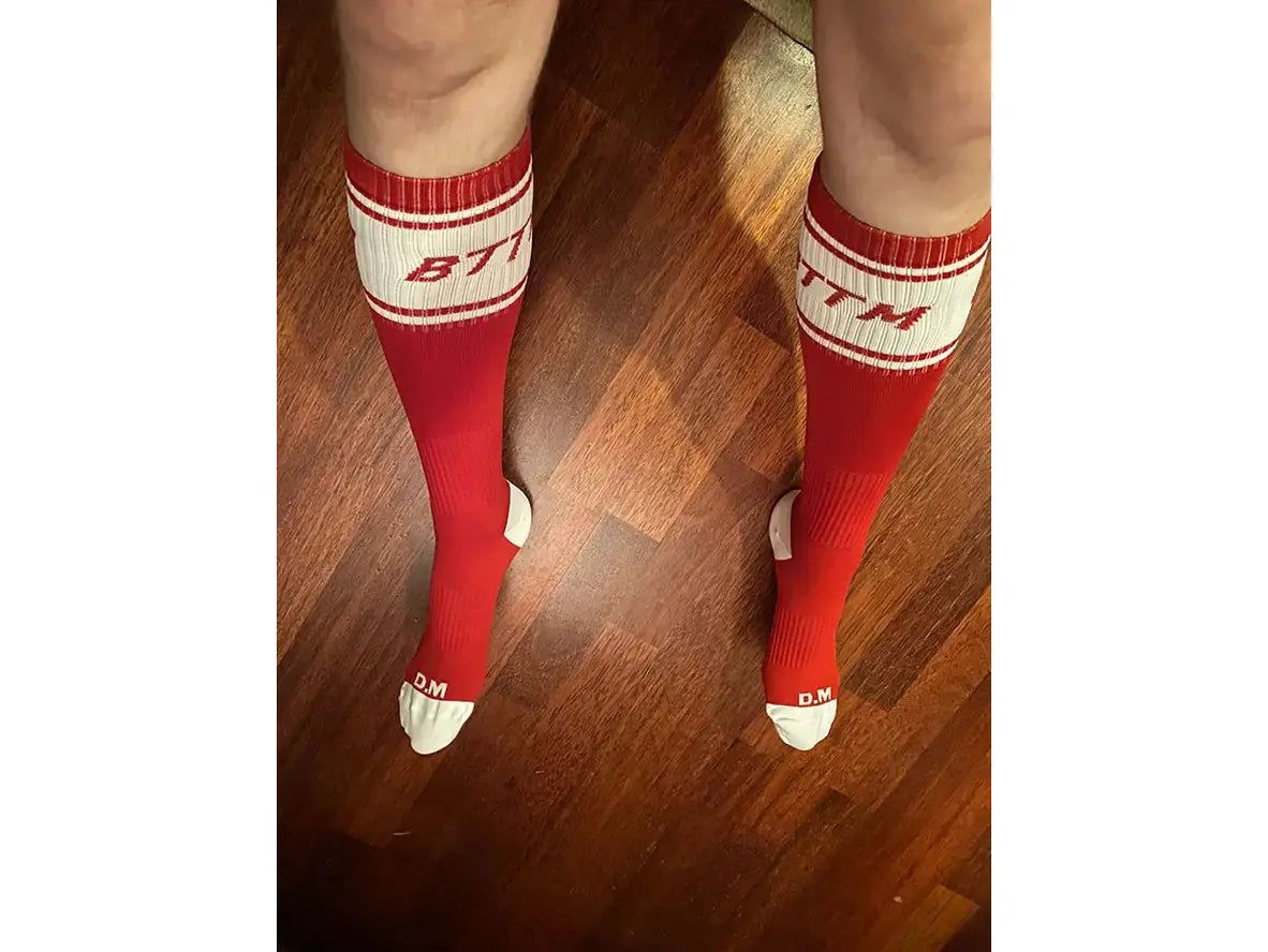 Gay Socks | D.M Gay Position Sport Socks Top, Bttm, Vers
