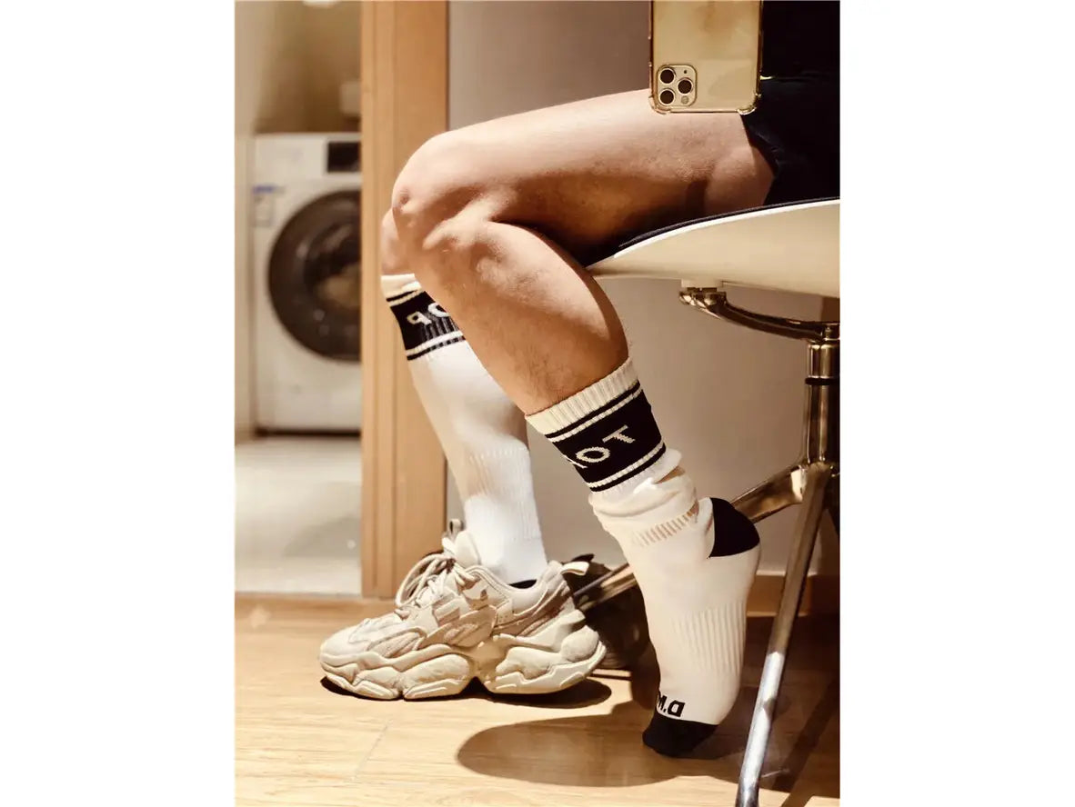 Gay Socks | D.M Gay Position Sport Socks Top, Bttm, Vers