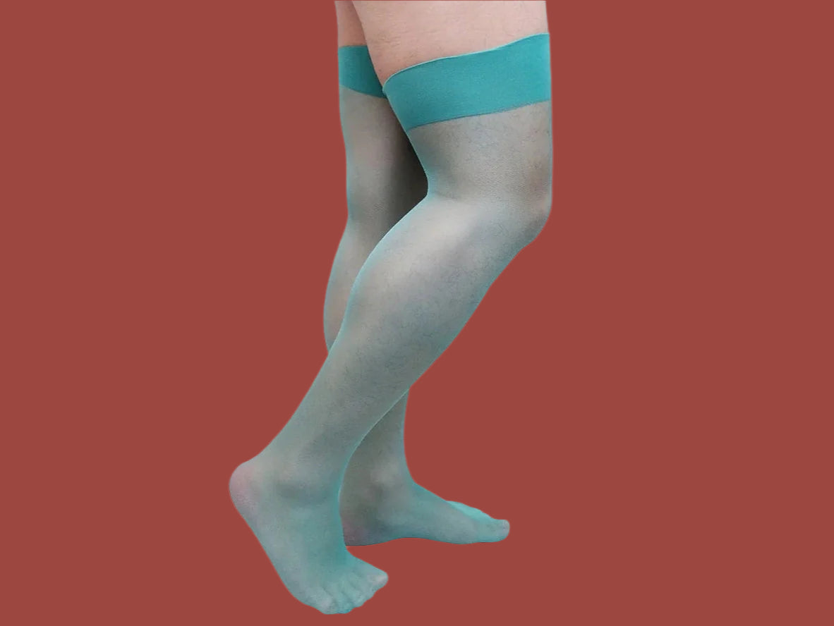 Gay Socks | Ultra-Thin Sheer Thigh High Panty Socks