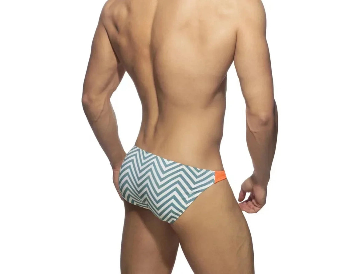Gay Swim Bikinis | DESMIIT Color Block Pushup Pad Swim Bikinis