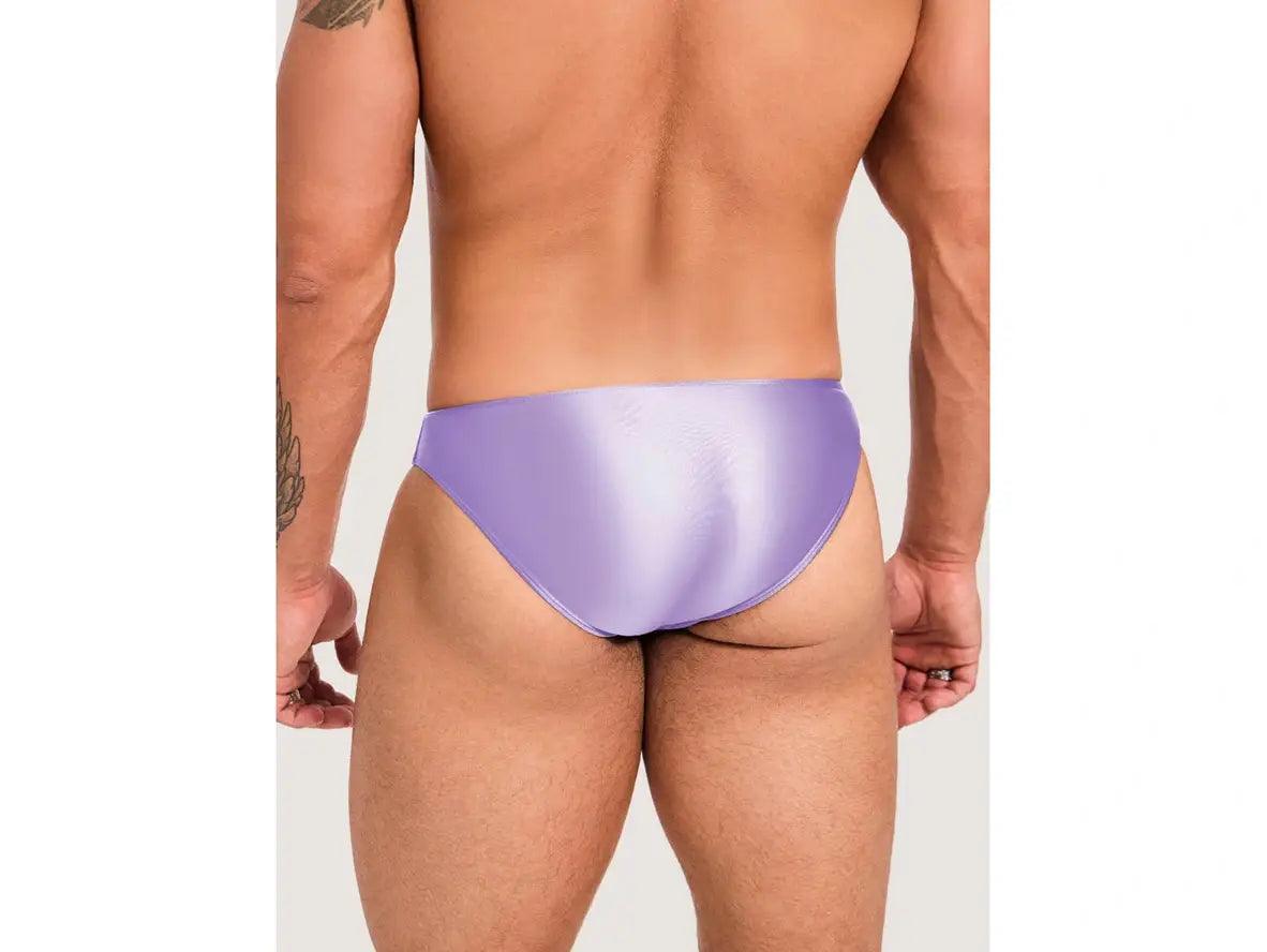 Gay Swim Briefs | AMORESY Glossy Sports Swim Briefs