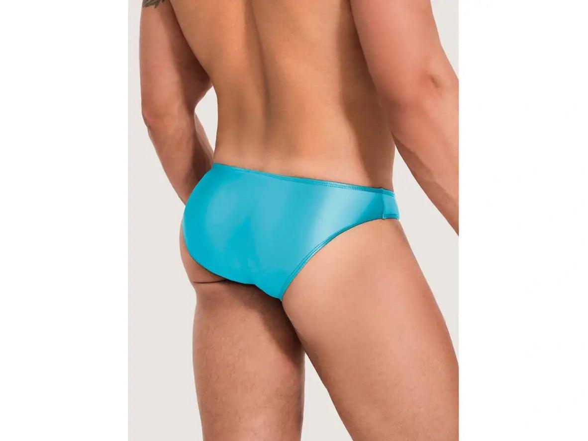 Gay Swim Briefs | AMORESY Glossy Sports Swim Briefs