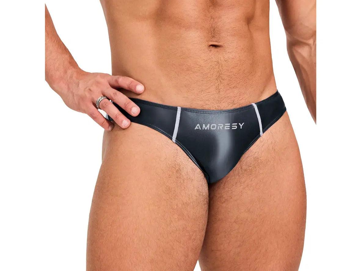 Gay Swim Briefs | AMORESY Low-Rise Swim Briefs